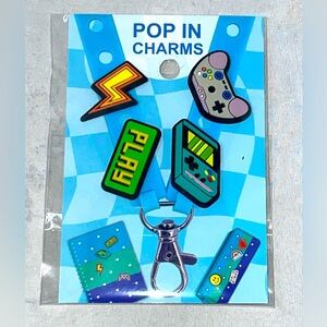 #Crocs pop on #Jibbitz shoe charms set of 4 #gamer